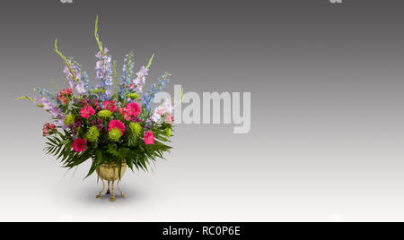 Grande composizione floreale Foto Stock