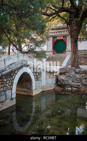 Il palazzo d'Estate (cinese: 頤和園), è un vasto complesso di laghi, giardini e palazzi di Pechino. Era un Giardino Imperiale della Dinastia Qing. Principalmente d Foto Stock