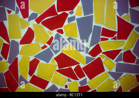 Mosaico. Multi-colorati mosaici di piastrelle di ceramica. Foto Stock
