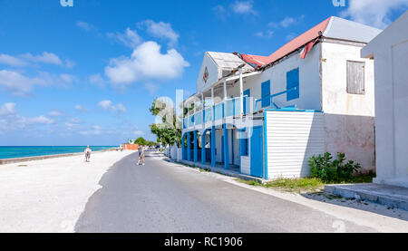 Grand Turk, Isole Turks e Caicos visitando a P&O Arcadia durante un Natale e Anno Nuovo cruise. Foto Stock