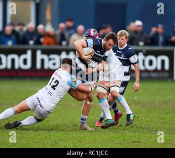 Parco Nutts Arena, Coventry, UKRugby Unione. Rob Knox in azione per Coventry durante il round 11 del campionato partita giocata tra Coventry rfc e Doncaster Knights rfc presso il Parco mozziconi di Arena, Coventry. ©Phil Hutchinson / Alamy Live News Credito: Phil Hutchinson/Alamy Live News Foto Stock