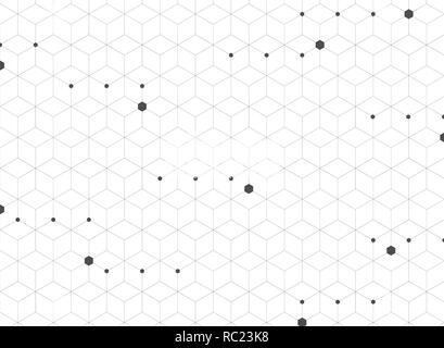 Abstract del moderno edificio grigio pentagono pattern sfondo geometrico, vettoriale EPS10 Illustrazione Vettoriale