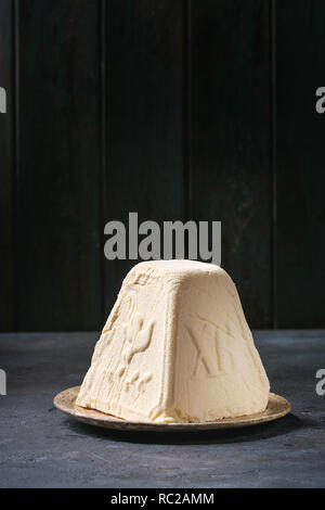 Cottage cheese dessert Paskha Foto Stock