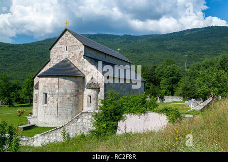 Piva monastero, il monastero ortodosso di Piva, Montenegro Foto Stock