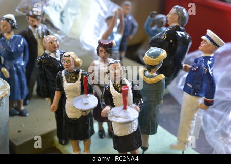 Behind the Scenes at Bekonscot Model Village, Beaconsfield, Buckinghamshire, UK Foto Stock