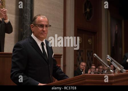 Pellicola originale titolo: LBJ. Titolo inglese: LBJ. Anno: 2016. Direttore: rob reiner. Stelle: Woody Harrelson. Credito: Acacia Filmed Entertainment / Castle Rock Entertainment / Album Foto Stock