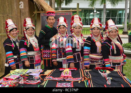 BANGKOK, Thailandia - gennaio 25,2017 : turismo tailandese Festival 2017 dettaglio;Data 25 - 29 Gen 2017 Luogo: Parco Lumpini, Bangkok. Attività: Cinque regi Foto Stock