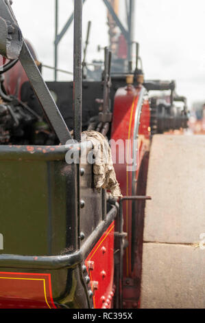 Motore di trazione dettaglio. Preston Rally a vapore. Foto Stock