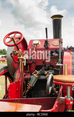 Motore di trazione dettaglio. Preston Rally a vapore. Foto Stock