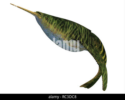 Doryaspis pesce - Doryaspis è un primitivo estinto jawless pesci che vivevano nei mari degli inizi del Periodo Devoniano. Foto Stock