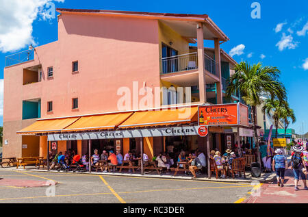 Cheers in Antigua Foto Stock