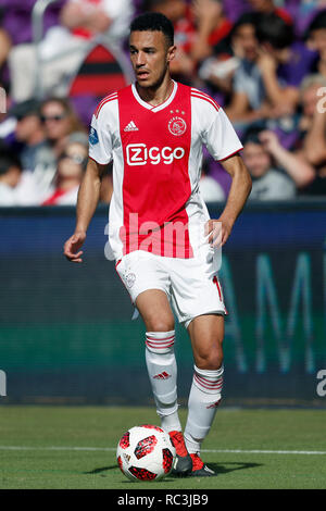 Orlando, Florida, Stati Uniti d'America. Il 12 gennaio 2019. Orlando City Stadium, Noussair Mazraoui durante la Florida Cup gioco Sau Paolo - Ajax 2-4. Credito: Pro scatti/Alamy Live News Foto Stock