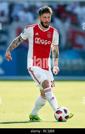 Orlando, Florida, Stati Uniti d'America. Il 12 gennaio 2019. Orlando City Stadium, Lasse Schone durante la Florida Cup gioco Sau Paolo - Ajax 2-4. Credito: Pro scatti/Alamy Live News Foto Stock