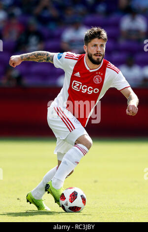 Orlando, Florida, Stati Uniti d'America. Il 12 gennaio 2019. Orlando City Stadium, Lasse Schone durante la Florida Cup gioco Sau Paolo - Ajax 2-4. Credito: Pro scatti/Alamy Live News Foto Stock
