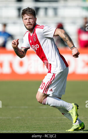 Orlando, Florida, Stati Uniti d'America. Il 12 gennaio 2019. Orlando City Stadium, Lasse Schone durante la Florida Cup gioco Sau Paolo - Ajax 2-4. Credito: Pro scatti/Alamy Live News Foto Stock