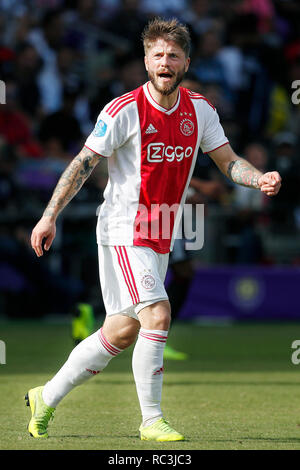 Orlando, Florida, Stati Uniti d'America. Il 12 gennaio 2019. Orlando City Stadium, Lasse Schone durante la Florida Cup gioco Sau Paolo - Ajax 2-4. Credito: Pro scatti/Alamy Live News Foto Stock