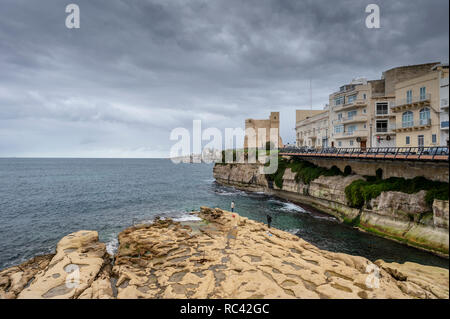 La Torre di Wignacourt, St Paul Bay, Malta Foto Stock