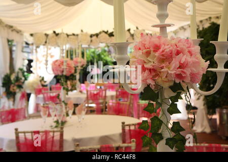 Tea Party con decorazioni Foto Stock