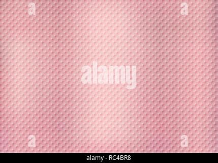 Abstract piazze texture pattern su oro rosa, sfondo. Rose lamina dorata stile di lusso per brochure, scheda di nozze, poster, striscioni. Illustratio vettore Illustrazione Vettoriale