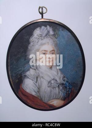 Ritratto della Principessa Darya Petrovna Saltykova (1739-1802), née Chernysheva. Museo: Membro Hermitage di San Pietroburgo. Autore: Ritt, Augustin cristiano. Foto Stock