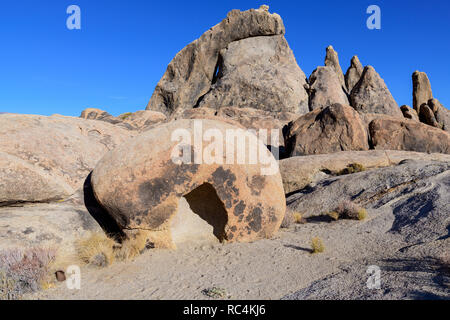 Round Rock formazioni in Alabama colline della California, Stati Uniti d'America Foto Stock