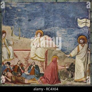 Noli me tangere. Museo: Cappella degli Scrovegni a Padova. Autore: Giotto di Bondone. Foto Stock