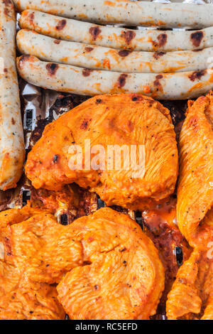 ACCESSORI PER BARBECUE Foto Stock