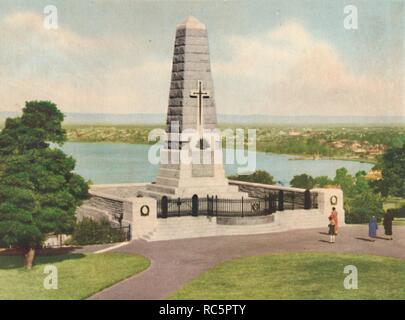 "War Memorial', C1947. Creatore: sconosciuto. Foto Stock