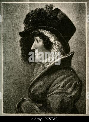 "La Regina Carolina", 1820, (1928). Creatori: sconosciuto, Thomas A Woolnoth. Foto Stock