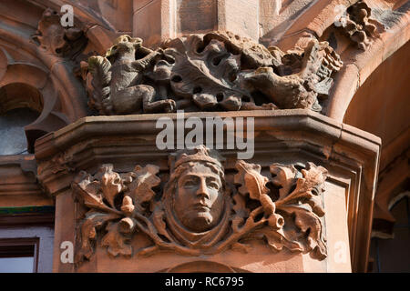 Dettagli architettonici, Belfast Foto Stock