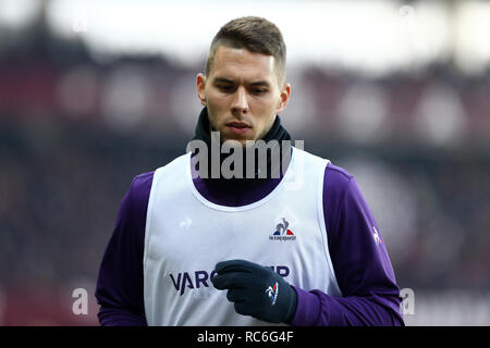 Torino, Italia. 13 gen 2019. Marko Pjaca di ACF Fiorentina durante l'Italia TIM Cup partita di calcio tra Torino Fc e ACF Fiorentina. Credito: Marco Canoniero/Alamy Live News Foto Stock