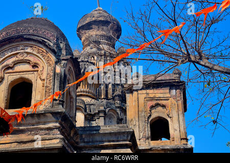 Dakshin Kashi Shiv Mandir, Mahuli Sangam, Satara, Maharashtra, India Foto Stock