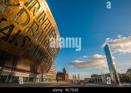 Wales Millennium Centre Cardiff Bay 5 Ottobre 2017 Foto Stock