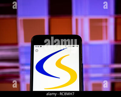 Cooper standard Automotive Inc. logo che si vede visualizzato sul telefono intelligente. Foto Stock