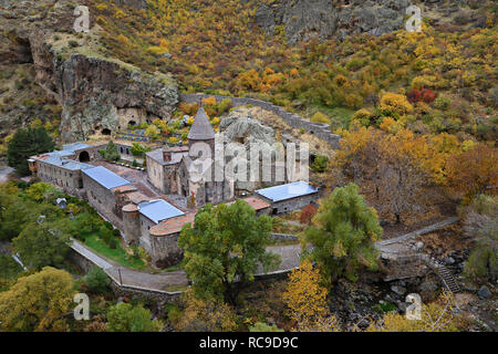 Monastero di Geghard in Armenia Foto Stock