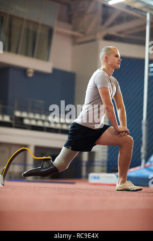 Esercizio di stretching Foto Stock