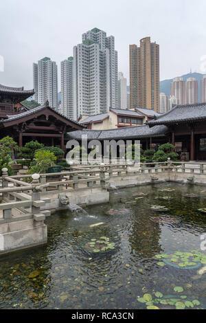 Chi Lin convento in Diamond Hill area di Hong Kong Foto Stock