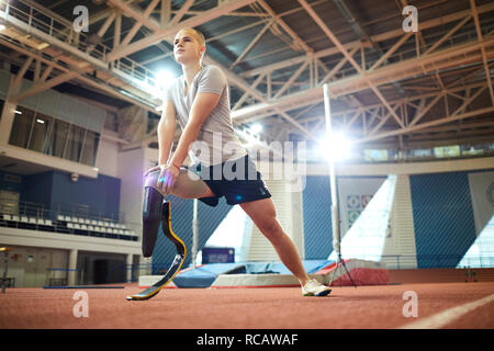 Esercizio per le gambe Foto Stock