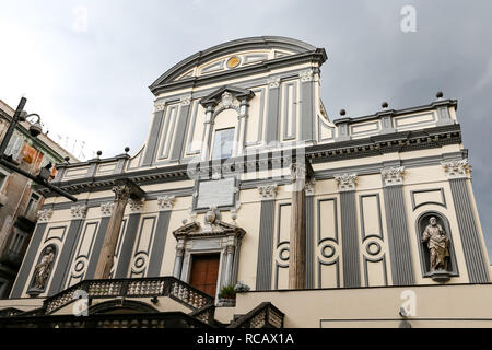 San Lorenzo Maggiore è una chiesa nella città di Napoli, Italia Foto Stock