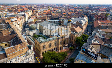 Sinagoga di via Dohány Dohány utcai Zsinagóga, Budapest, Ungheria Foto Stock