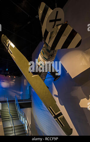 Boeing il Museo del Volo galleria di aeroplani storici Foto Stock