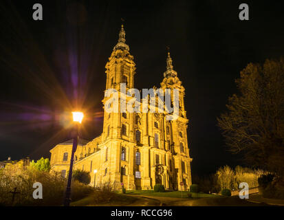 Basilika Vierzehnheiligen in serata Foto Stock