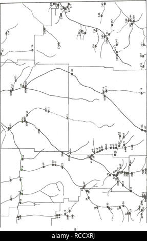 . Distribuzione di pesci nel sud-est della Montana. Pesci. c. Si prega di notare che queste immagini vengono estratte dalla pagina sottoposta a scansione di immagini che possono essere state migliorate digitalmente per la leggibilità - Colorazione e aspetto di queste illustrazioni potrebbero non perfettamente assomigliano al lavoro originale. Elser, Allen A; Morris, Lani M; gole, Mark W; Stati Uniti. Bureau of Land Management; Montana. Department of Fish, Wildlife e parchi. [Helena, Mt. ?] : Montana Dipartimento di pesci selvatici e parchi Foto Stock