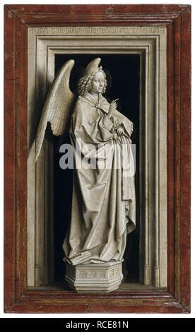 L'Annunciazione (dittico, pannello sinistro). Museo: Thyssen-Bornemisza collezioni. Autore: Van Eyck, JAN. Foto Stock