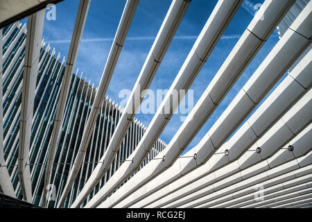 Architettura moderna EDP. Il portoghese energy company Foto Stock