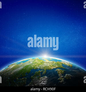 Unione luci della città Foto Stock