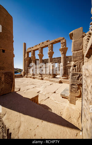 Il Tempio di Philae Aswan Egitto Foto Stock