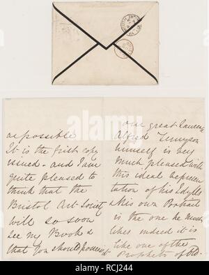 Alfred Tennyson's Idilli del re e altre poesie Foto Stock