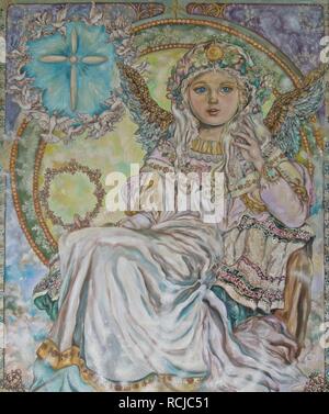 Il Christmas Angel. Museo: © Yumi Sugai, collezione privata. Foto Stock