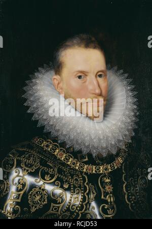 Ritratto di Albert VII, Arciduca d'Austria (1559-1621). Museo: Groeningemuseum di Bruges. Autore: Pourbus il giovane, FRANS. Foto Stock